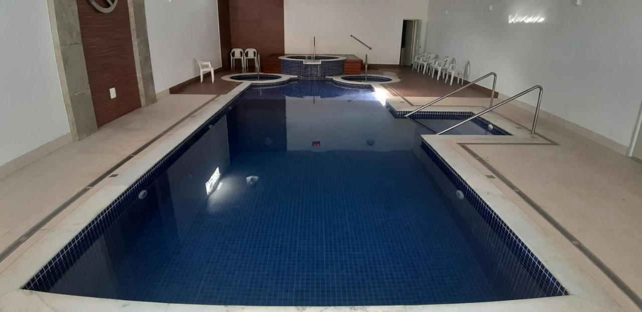 Flat No Apart-Hotel Cavalinho Branco Com Piscina Aquecida 1D8 Águas de Lindóia Exteriör bild